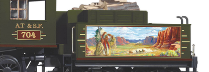Piko 38233 G Scale SF Mogul Loco 704 Sound