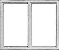 Pikestuff 2101 HO Scale Windows pkg(3) -- Vertical Pane Slide