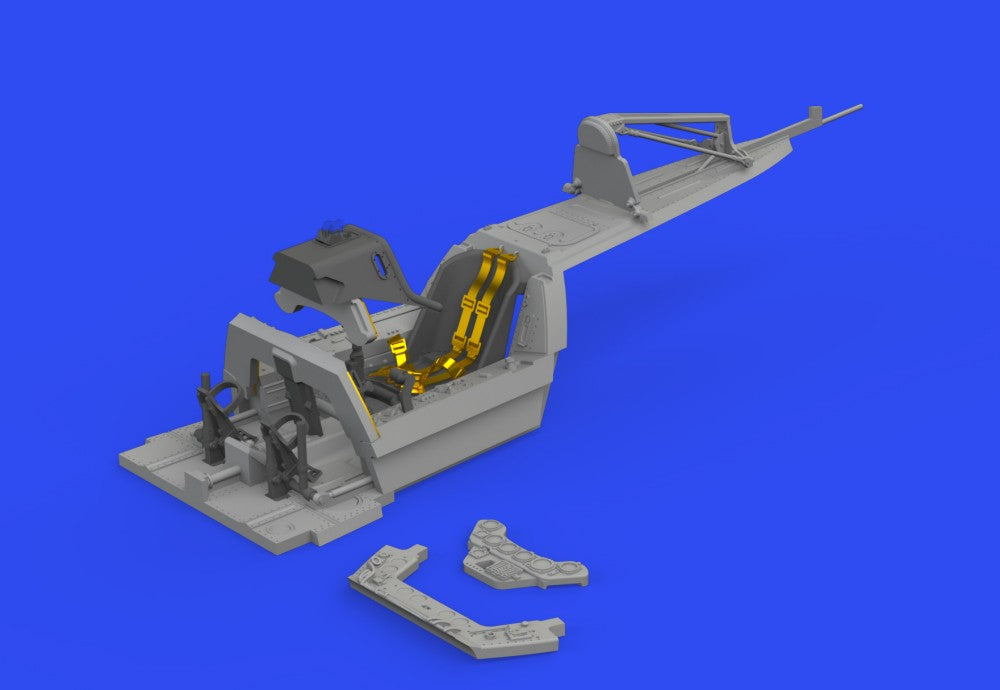 Eduard 648785 1/48 Aircraft- Fw190A8 Cockpit for EDU (Photo-Etch & Resin)