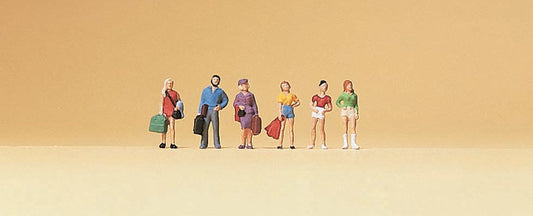 Preiser 79023 N Scale Teenage Passengers Figure Set