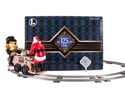Lionel 6-2535160 O Gauge Lenny/Santa Handcar - Bronze