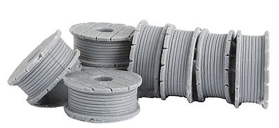 Bar Mills 4013 O Scale Cable Spools Version 1 -- Unpainted