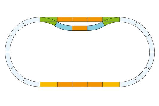 Piko 35300 G Scale Station Track Set