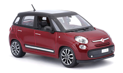 Bburago 22126 1/24 2013 Fiat 500L in Metallic Red