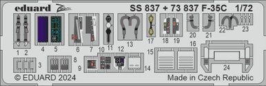Eduard SS837 1/72 F-35C Zoom Set for ITALERI