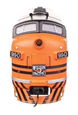 Walthers Mainline 11421 HO Scale EMD F7 A - Standard DC -- Western Pacific #919D