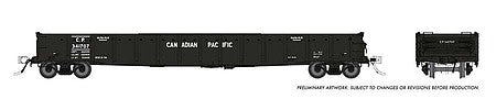 Rapido Trains 50051 HO Scale CP 52'6" Gondola 6-Pack