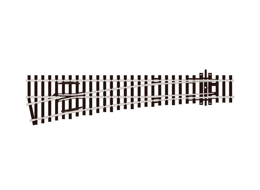Peco SL-E96 HO Scale Code 100 Medium Radius Turnout - Streamline