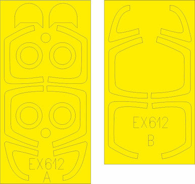 Eduard EX612 1/48 Mask L39ZA TFace Canopy Mask Set for TRP