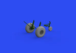 Eduard 6481026 1/48 B-17F Wheels Oval Tread Brassin for EDUARD