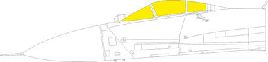 Eduard EX839 1/48 Mask Su27 TFace Canopy Mask Set for LNR