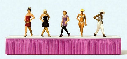 Preiser 10621 HO Scale Working People Women Fashion Models on the
