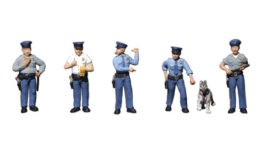 Woodland Scenics A1822 HO Scale Policemen