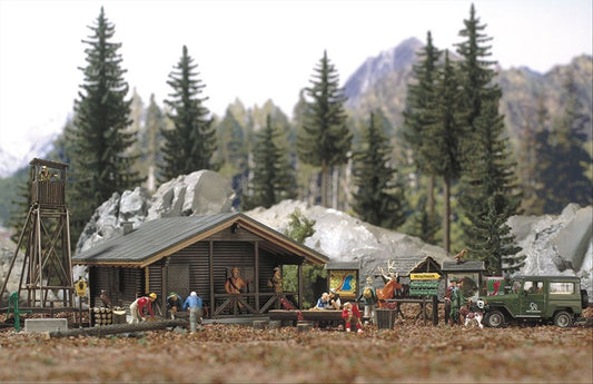 Busch 6042 HO Scale Forest Recreational Accessory Set
