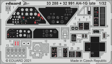 Eduard 33288 1/32 AH-1G Late Helicopter Photo Etch for ICM