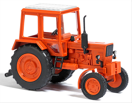 Busch 51300 HO Scale 1983 Belarus MTS 80 Tractor, Orange