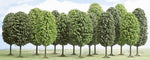 Busch 6486 HO/TT Scale Deciduous Trees, 12-Pack