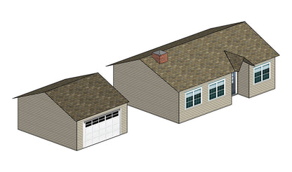 Woodland Scenics SP4244 All Scale Home Kit