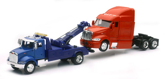 New Ray SS-15053 1/43 Peterbilt 335 Tow Truck & 387 Cab
