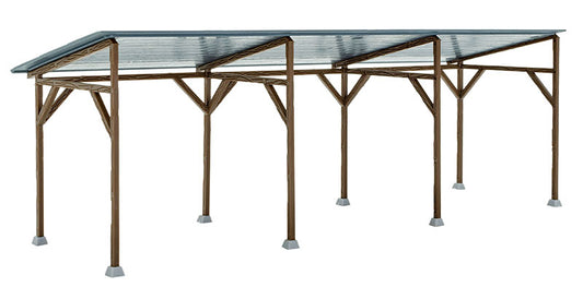 Kibri 38349 1/87 Scale Wooden Carport