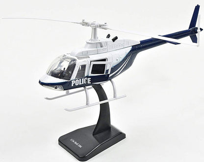 New Ray 26073A 1/34 Police Bell 206 Helicopter