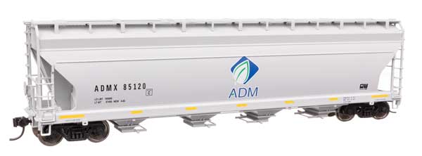 Walthers Mainline 49206 HO Scale ACF 5250 4-Bay Centerflow Covered Hopper - Read