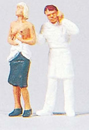 Preiser 28058 HO Scale Individual Figure - Pedestrians At The Doctor