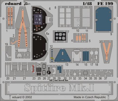 Eduard FE199 1/48 Spitfire Mk.I for Tamiya