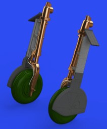 Eduard 648695 1/48 Aircraft- A6M2 Undercarriage Legs for EDU (Bronze & Resin)