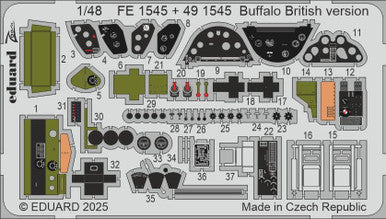 Eduard FE1545 1/48 Buffalo British Version