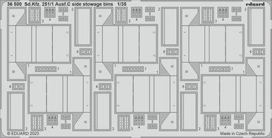 Eduard 36500 1/35 Sd.Kfz. 251/1 Ausf.C Side Stowage Bins for Academy