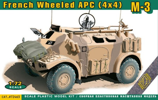 Ace Models 72463 1/72 French M3 4x4 Wheeled Armored Personnel Carrier