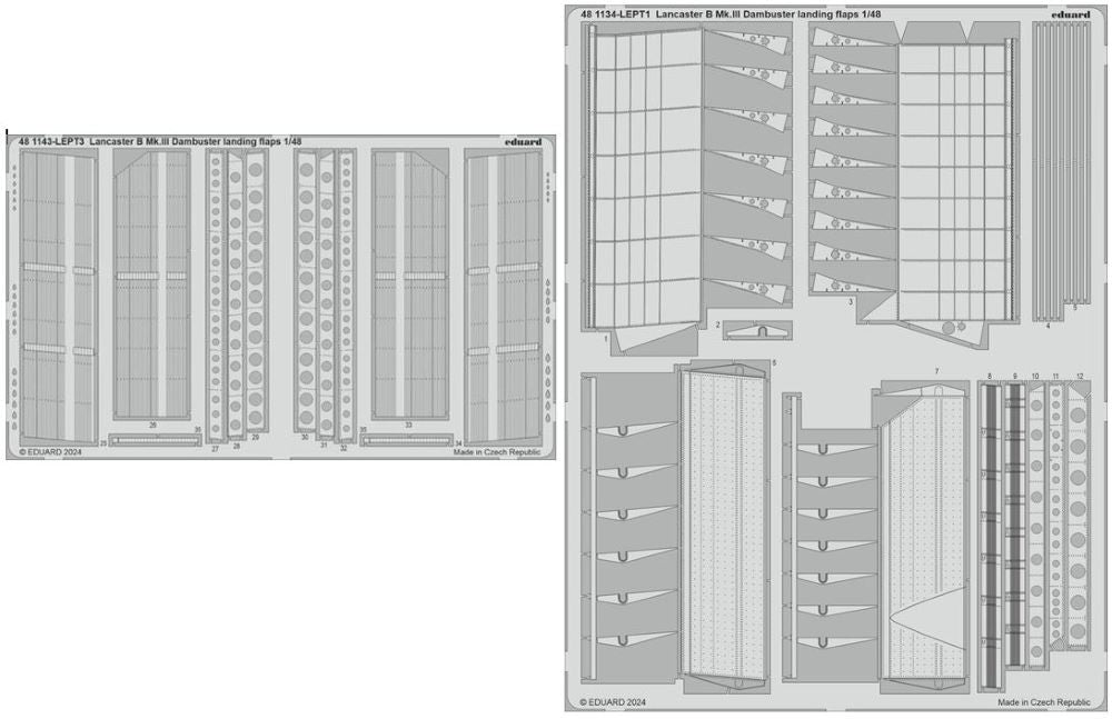 Eduard 481134 1/48 Aircraft- Lancaster B Mk III Dambuster Landing Flaps for HKM