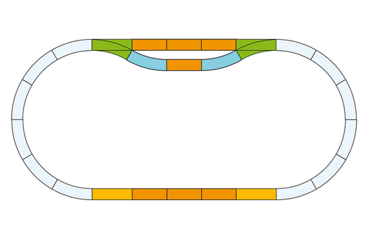 Piko 35300 G Scale Station Track Set