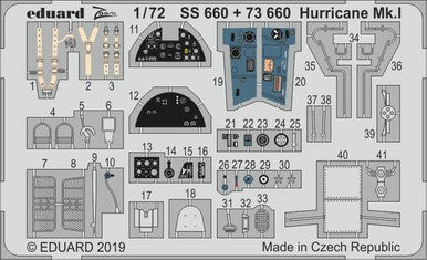 Eduard SS660 1/72 Hurricane Mk.I for Airfix