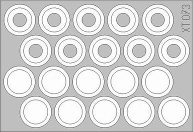 Eduard XT073 1/35 Mask M-113 Wheel Mask for Academy