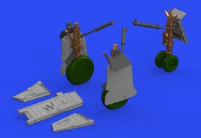 Eduard 648700 1/48 Aircraft- F4B Undercarriage Legs for TAM (Bronze & Resin)