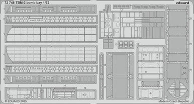 Eduard 72748 1/72 TBM-3 Bomb Bay Photo Etch