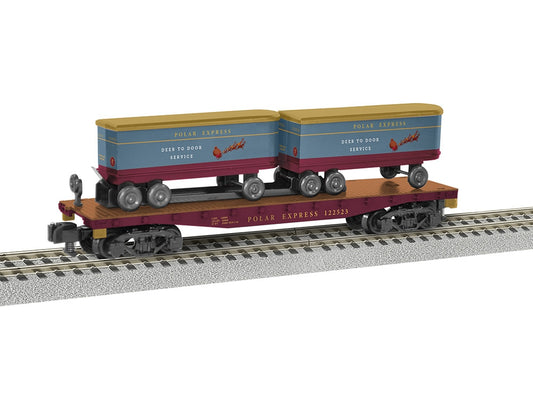 Lionel 6-2319160 S Gauge AMERICAN FLYER The Polar Express TOFC Flatcar