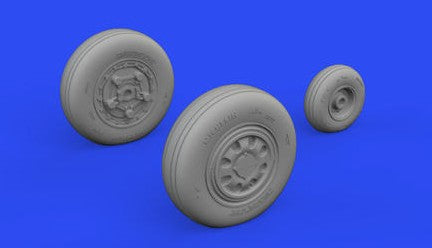 Eduard 648745 1/48 Aircraft- F15E/I/K Wheels for LNR (Mask & Resin)