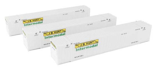 Walthers SceneMaster 18504 HO 53' Container 3-Pack J.B. Hunt