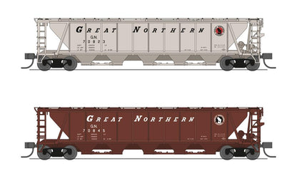 Broadway Limited 7261 N H32 Cvd Hopper Gn 2Pk