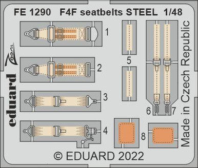 Eduard FE1290 1/48 Seatbelts Steel for Eduard