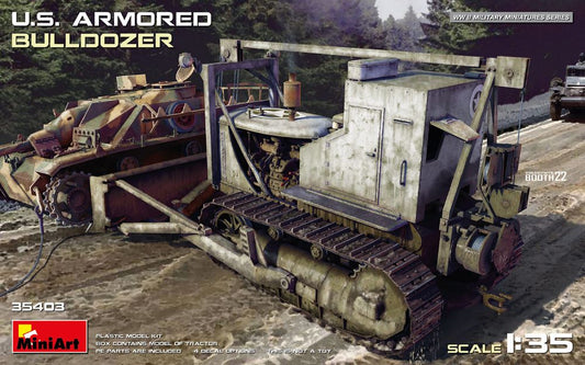 Miniart Models 35403 1/35 WWII US Armored Bulldozer