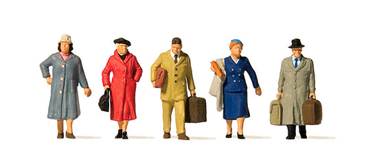 Preiser 10662 HO Scale Era III Passengers Set 1 Figures