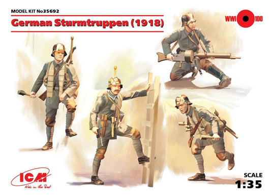 ICM Models 35692 1/35 German Sturmtruppen 1918 (4)