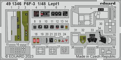 Eduard 491346 1/48 for Eduard Photo Etch Detail Set