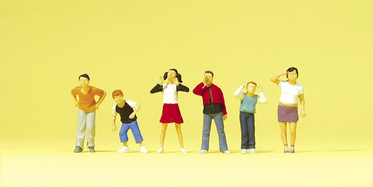 Preiser 10556 HO Scale Assorted Children Figure Set