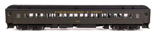 Walthers Proto 17606 HO 85' HW Coach C&O Green #717