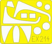 Eduard EX214 1/48 Mask F9F-2P for Trumpeter Canopy Mask Set